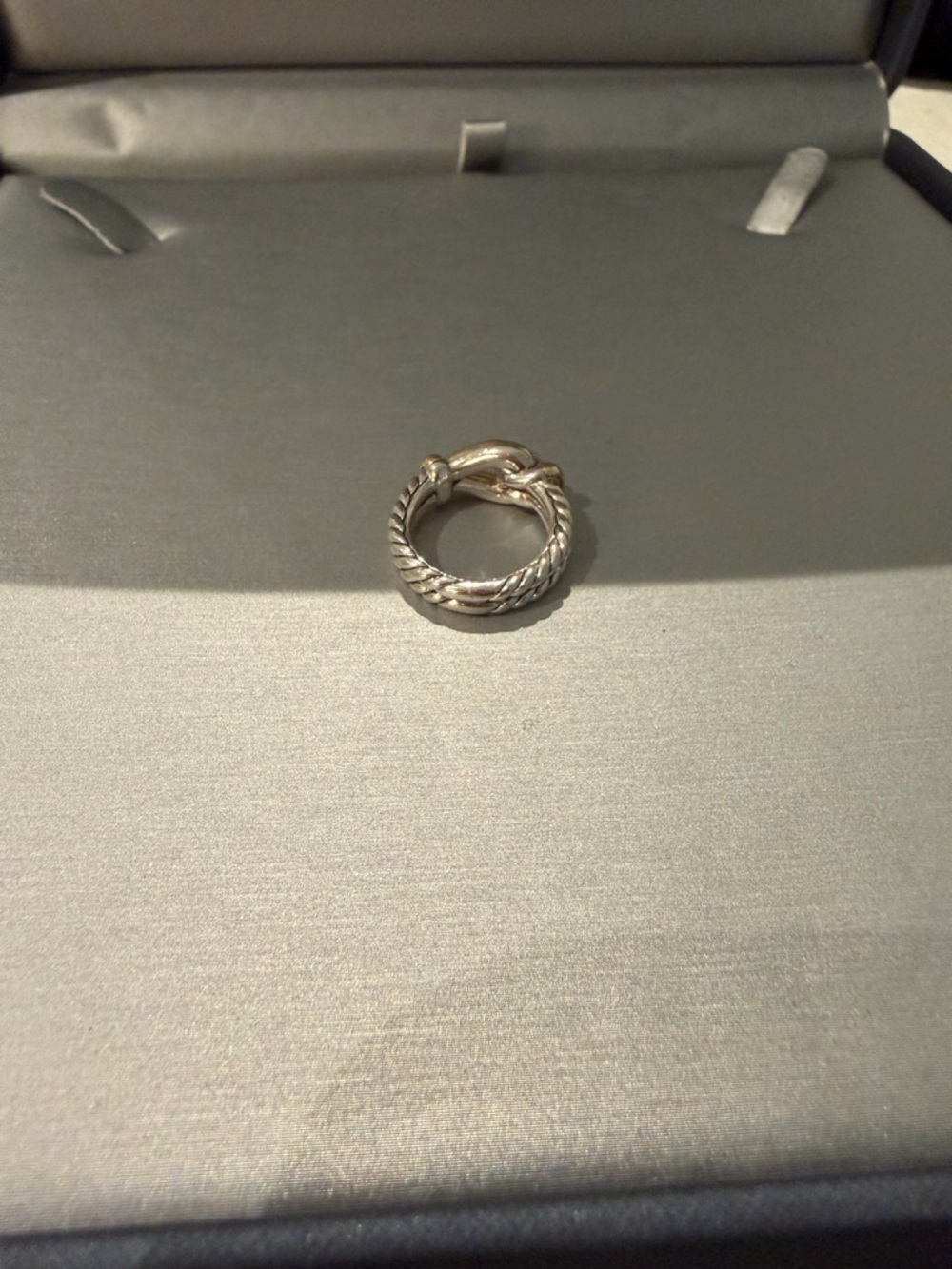 David Yurman Two-Tone Snake Wrap Ring in Gold and Silver - Picture 3 of 3